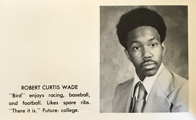 Robert C Wade Graduation Photo 1977